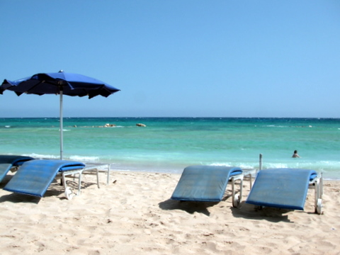 View from the beach in Agia Napa