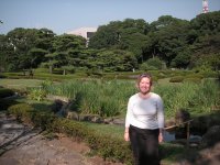 Ness in the palace
gardens